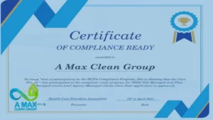 certificate of amax clean group